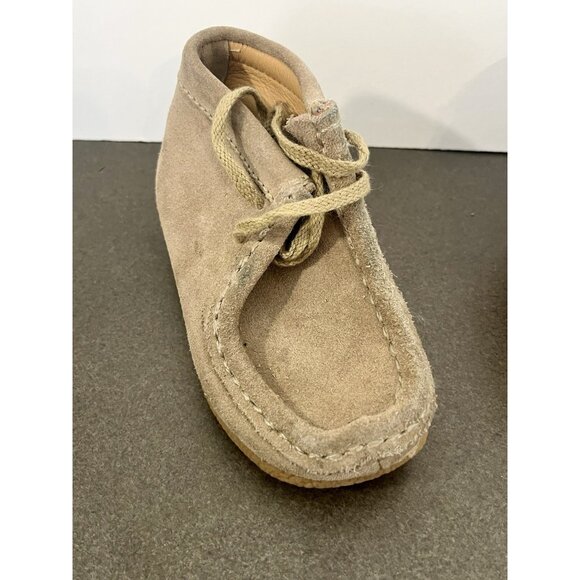 Clarks Wallabees Brown Suede Leather Toddlers 6.5M/W - Picture 3 of 8